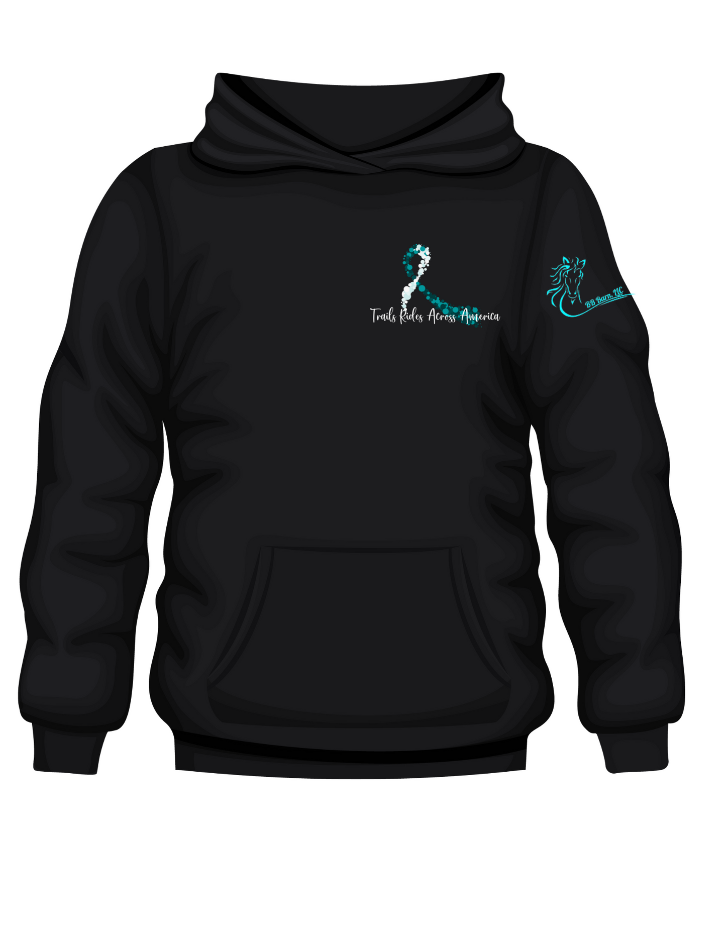 PTSD Trail Rides Across America - "I Am The Storm" Butterfly Hoodie