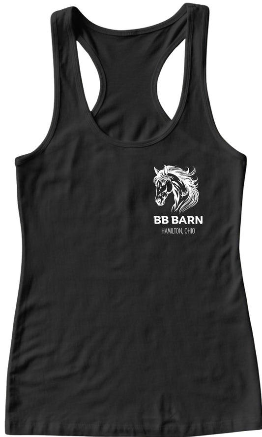 BB Barn Horse Woman's Ideal Racerback Tank