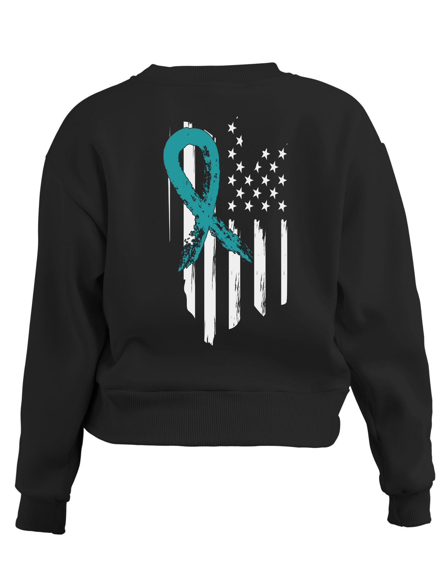 PTSD Trail Rides Across America - American Flag Sweatshirt