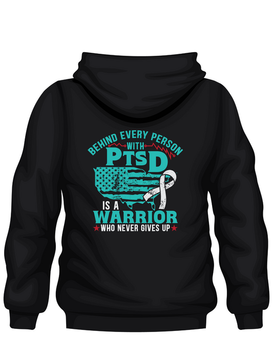 PTSD Trail Rides Across America - PTSD Warrior Hoodie